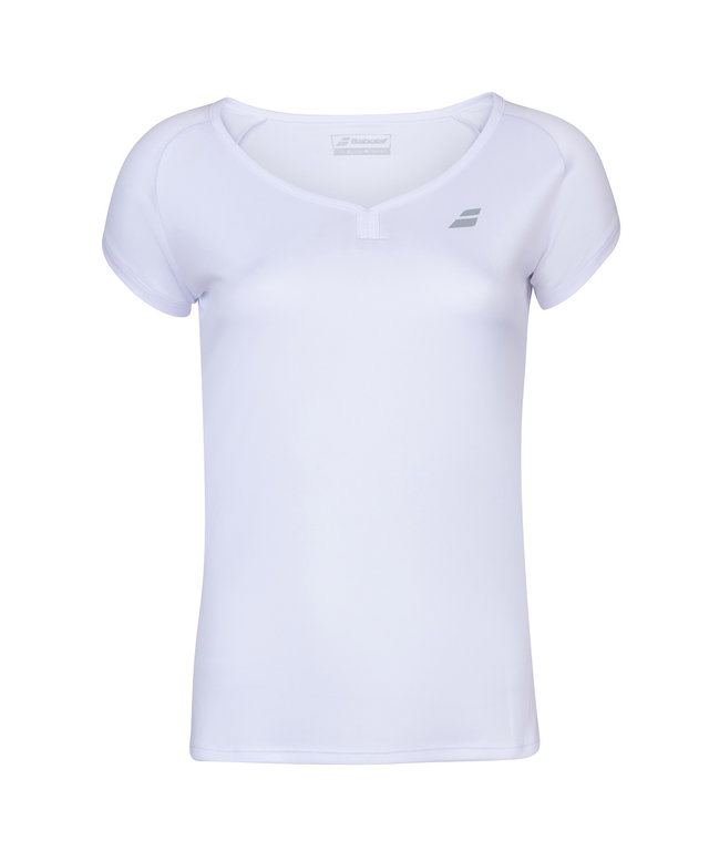 Babolat Tennis-Shirt Play Club Cap Sleeve weiss Damen